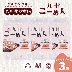 ＼ 訳あり ／旧パッケージ 在庫処分 国産 米粉 麺 九州こーめん フィットチーネ 3袋セット【賞味期限2024年4月30日】