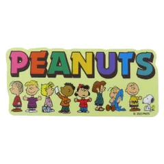 【メール便】スヌーピー シール アウトドアステッカー カラフルロゴ ピーナッツ スモールプラネット デコシール デコステッカー ギフト キャラクター グッズ 