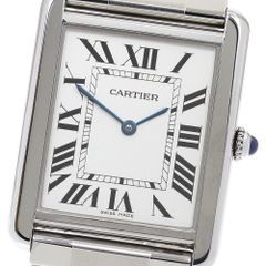 カルティエ CARTIER W5200014 タンクソロ LM クォーツ メンズ美品_869247