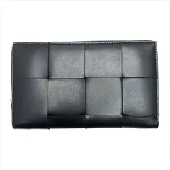 【美品✨】ボッテガヴェネタ　長財布　カセット　ブラック　レザー　ラウンドジップ BOTTEGA VENETA】ボッテガヴェネタ『カセット ジップアラウンド