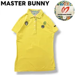 MASTER BUNNY EDITION マスターバニーエディション 花柄 切替 半袖 ポロシャツ 1 イエロー♪