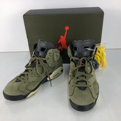 【鑑定書付き】TRAVIS SCOTT × NIKE AIR JORDAN 6 RETRO  Medium Olive CN1084 200 28.0 トラヴィス スコット ナイキ エア ジョーダン レトロ  /m 250306 01840hi◇149