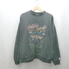 ◇ ⊇ Java ジャバ 裏起毛 ヴィンテージプリントピグメントビッグスウェット 長袖 トレーナー サイズM ダークグレー メンズ E  【1503310007626】のサムネイル