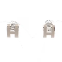 【激レア】✨HERMES earring✨ エルメスピアス アイリーン 片耳 HERMES エルメス ピアス アイリーン メタル ラッカー ピンク
