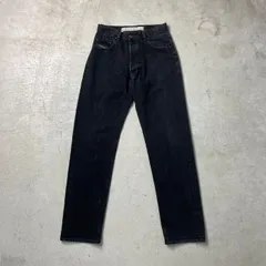90年代 イタリア製 DIESEL ディーゼル ブラックデニムパンツ ストレート メンズW32 