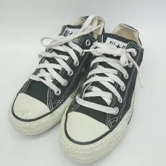 ◇ Θ CONVERSE コンバース カジュアル オールスター オックスローカットシューズ サイズ23.5 ブラック系 レディース E  【1508060025296】