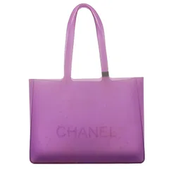 CHANEL パープル トートバッグ　ラバー 2025年最新】シャネル ラバートートの人気アイテム - メルカリ