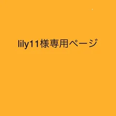 lily11様専用ページ