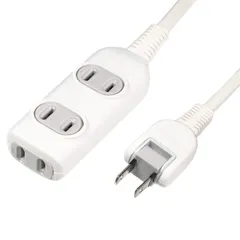 延長コード 電源タップ 1m 3個口 LPT-301N(W) タップ ＥＤＬＰコード付 (ELPA) エルパ