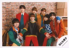 【中古】生写真(ジャニーズ) なにわ男子/集合(7人)/横型・膝上/なにわ男子 「ポートレートシリーズ」オリジナルフォト/公式生写真