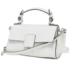 美品 DES PRES デプレ トゥモローランド ハンドバッグ ショルダー カバン 鞄 ホワイト 白 2WAY 肩掛け ミニ レザー 23春夏 おしゃれ シンプル 無地 きれいめ 普段使いのサムネイル