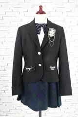 卒業式スーツ⭐️女の子フォーマル服⭐️卒業式フォーマル服⭐️150cm⭐️5点セット⭐️黒ジャケット⭐️チェックスカート