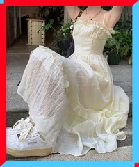 新品 キャミワンピース ワンピース ティアードワンピロング 涼しいワンピース夏 リゾート旅行ワンピ ロングワンピース春 【送料無料】