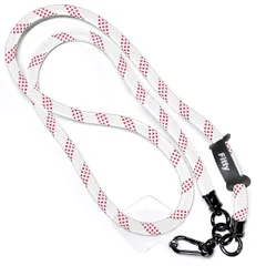 【迅速発送】CaseFitty ケースフィッティー パラコード ネックストラップ ロープショルダー 10mm スマホショルダー iPhoneショルダー 斜めがけ スマホストラップ