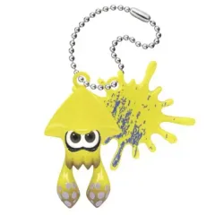 【中古】キーホルダー イカ(イエロー) 「スプラトゥーン3 イカタコマスコット」