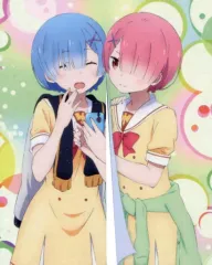 【中古】タペストリー B.ラム＆レム のれん 「Re：ゼロから始める異世界生活」