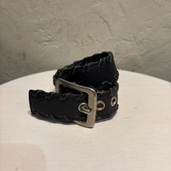LIMI feu リミ フゥ leather bangle bracelet choker バングル ブレスレット チョーカー ブラック 【代官山A07】