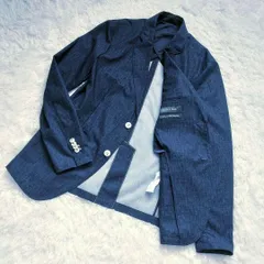 【ZARAMAN 】テーラード　ジャケット　ネイビーブルー　サイズM～L　ザラ