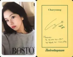 【中古】コレクションカード(女性) TWICE/チェヨン/裏面黄/CD「Twicetagram」特典トレカ