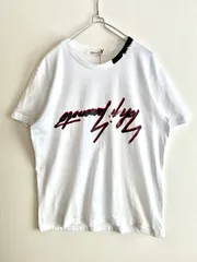 美品❗️ GROUND Y yohji yamamoto グランドワイ ヨウジヤマモト 襟刺繍 逆さロゴデザイン Tシャツのサムネイル