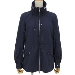 超美品 モンクレール MONCLER 2023年商品 ENET ナイロン フードパーカー ジャケット コート 00 XXS ネイビー レディース 旅  スポーツ 定価224400円