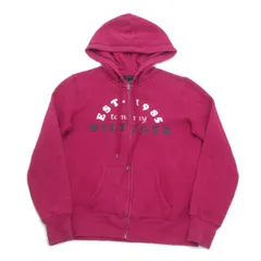 トミーヒルフィガー/TOMMY HILFIGER裏起毛 フルジップパーカ【XS】★紫LADIES【中古】