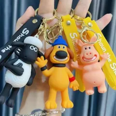 【バラ売り専用】 ひつじのショーン ビッツァ いたずら豚 3種類 キーホルダー ストラップ
