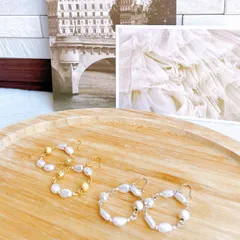 キラキラ＊クリスマスリースピアス＊ゆらゆら