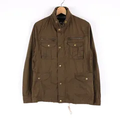 ザ・ショップ・ティーケー・ミクスパイス ミリタリージャケット ブルゾン 無地 メンズ Lサイズ カーキ ?THE SHOP TK?MIXPICE 【中古】