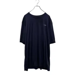 Champio 半袖 ロゴTシャツ 2XL ネイビー チャンピオン ビッグサイズ クルーネック スポーツウェア 古着卸 アメリカ仕入 a605-5331