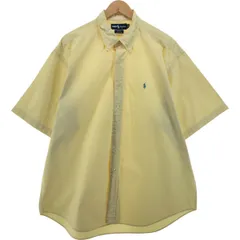 古着 ラルフローレン Ralph Lauren BLAKE 半袖 ボタンダウンシャツ メンズXL相当/eaa542686