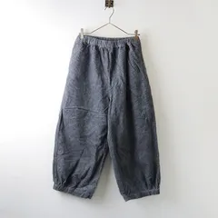 未使用 サマンサモスモス Samansa Mos2 SM2 コーデュロイバルーンパンツ F/ チャコールグレー ボトムス ロング イージー【2400014313529】