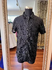 ◆再入荷なし◆SALE【新品・未使用】既製品　男性　トップス　社交ダンス　レッスン着　パーティ―　XL