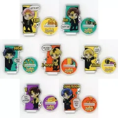 【中古】アクリルスタンド・アクリルパネル 全7種セット BTS(防弾少年団) 「ぴた!でふぉめ TinyTAN アクリルスタンド Butter」