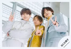 【中古】生写真(STARTO) なにわ男子/道枝駿佑・長尾謙杜・藤原丈一郎/横型・上半身/シングル「I Wish」MV＆ジャケ写オフショット/公式生写真