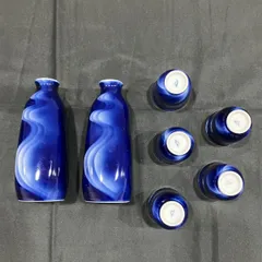 深川製磁 フランクリンポーセリン雪月花 花 器揃猪口五客・徳利二客 深川製磁 フランクリンポーセリン雪月花 花 器揃猪口五客・徳利