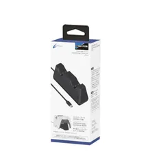 充電スタンドW DualSense Edge／DualSense 用 ブラック CY-P5CCS2Y-BK PS5 コントローラー 充電 スタンド 2台同時