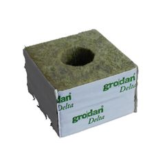 RockWool pot delta（ロックウールポットデルタ）6.5G  24個入り　　[ 水耕栽培　室内栽培 通気性 保水性  培地 ]