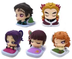 【中古】トレーディングフィギュア 全5種セット 「おねむたん 鬼滅の刃 弐ノ型 にどね アースカラーVer.」 