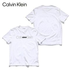 ★人気 CALVIN KLEIN (カルバンクライン) Tシャツ ホワイト S～XLサイズ 送料無料 ck-81em819
