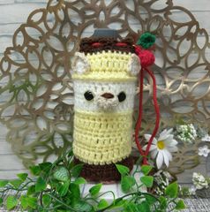 ペットボトルカバー　あみぐるみ　ハンドメイド