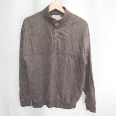 ◇ ⊇ green label relaxing UNITEDARROWS ハーフボタン スエード系 長袖 スウェット サイズM カーキ系 メンズ E  【1410100009565】のサムネイル