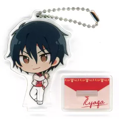 【中古】雑貨 越前リョーガ 「セガコラボカフェ 新テニスの王子様 スタンド付きデフォルメアクリルキーホルダー ～比嘉・U-17ver.～」