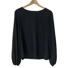 GRACE CONTINENTAL(グレースコンチネンタル) 長袖シャツブラウス サイズ38 M レディース - 黒