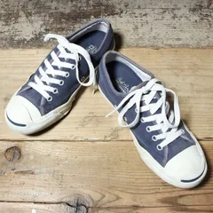 converse JACK PURCELL コンバース ジャックパーセル ローカット キャンバス スニーカー シューズ 24.5cm ネイビー 古着　022523ss127