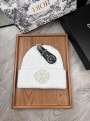 美品 Chrome HEARTS クロムハーツ ニット帽 ニットキャップ