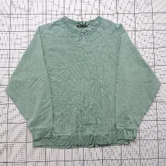 ◇ ⊇ niko and … ニコアンド 無地 長袖 クルーネックロングＴシャツ サイズ4 グリーン系 メンズ E  【1508200029610】