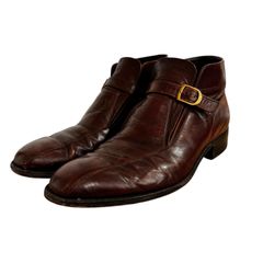70s FLORSHEIM IMPERIAL Monk Strap Leather Shoes 【28.5㎝】 70年代 フローシャイム レザーシューズ 革靴 モンクストラップ インペリアル