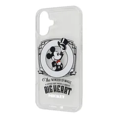 iPhone 16 Plus ディズニー / ぴかてる MagSafe対応 マグネットアクセサリー対応 衝撃吸収 バンパー TPUソフトケース / ミッキーのマジックショー