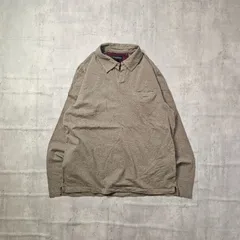 『 BANANAREPUBRIC / バナナリパブリック 』 スキッパーポロシャツ ( XLサイズ ) ブラウン色